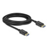 Delock DisplayPort Kabel 10K 60 Hz 54 Gbps Kunststoffgehäuse 3 m