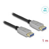 Delock DisplayPort Kabel 10K 60 Hz 54 Gbps Metallgehäuse 1 m
