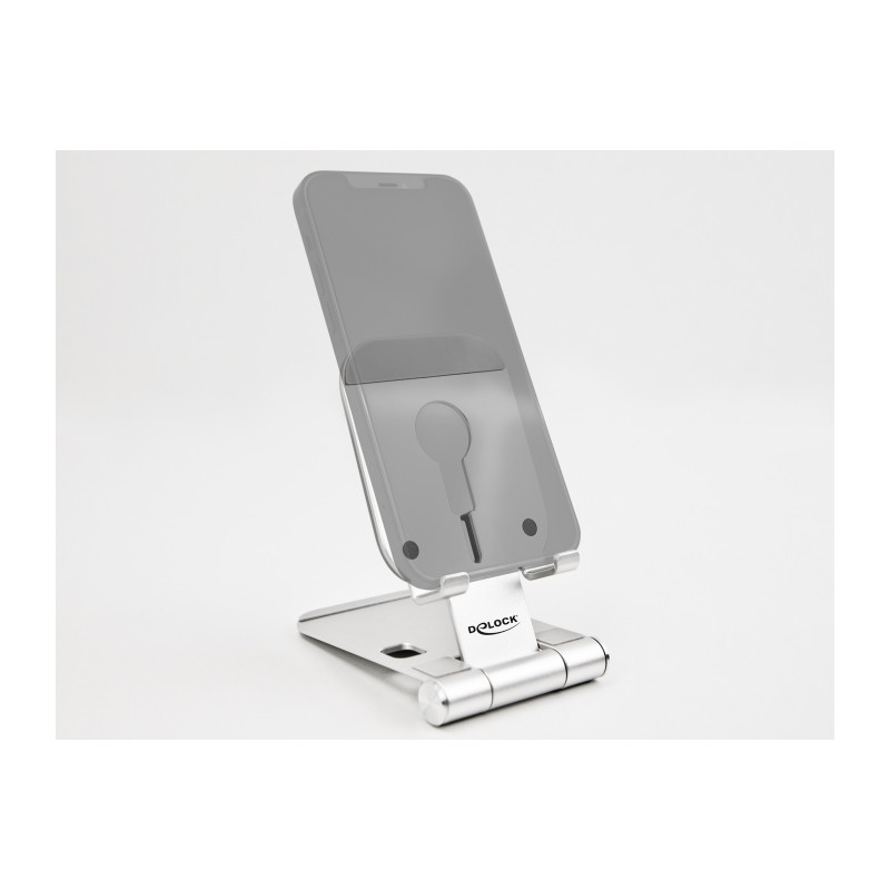 Delock Smartphone Standhalterung verstellbar für MagSafe Aluminium