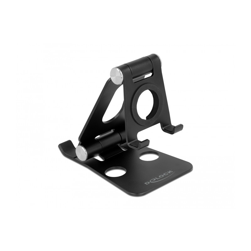 Delock Smartphone und Smartwatch Standhalterung verstellbar schwarz
