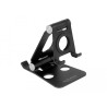 Delock Smartphone und Smartwatch Standhalterung verstellbar schwarz