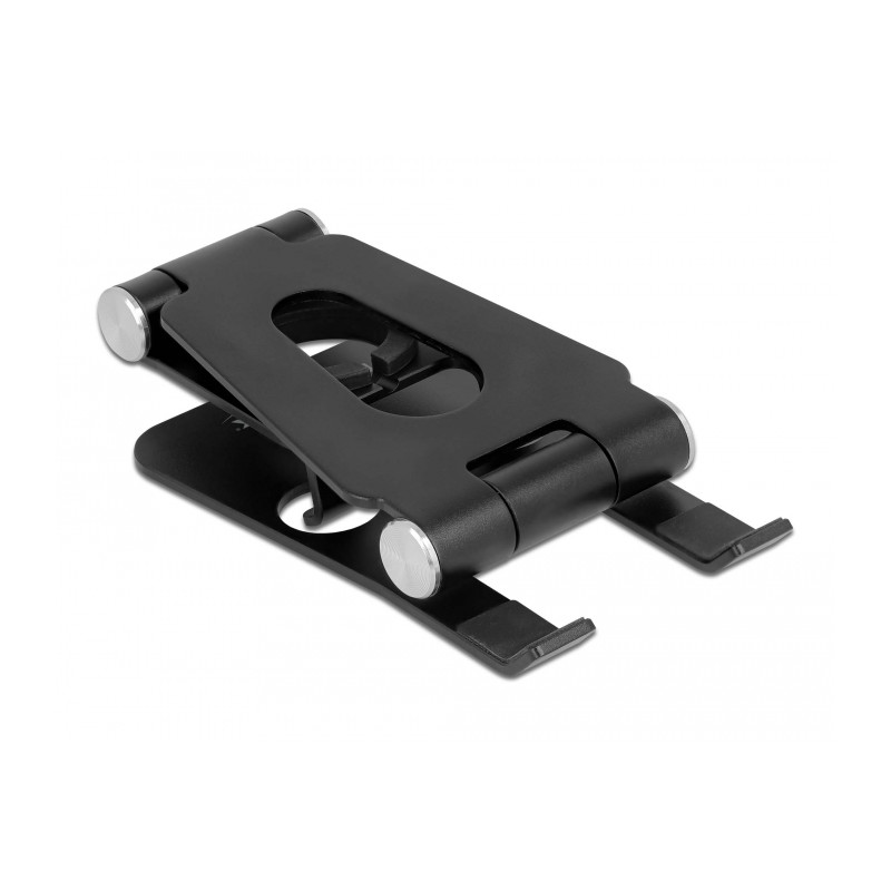 Delock Smartphone und Smartwatch Standhalterung verstellbar schwarz