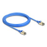 Delock RJ45 Netzwerkkabel Cat.8.1 F/FTP Slim 3 m blau