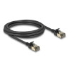 Delock RJ45 Netzwerkkabel Cat.8.1 F/FTP Slim Pro 2 m schwarz