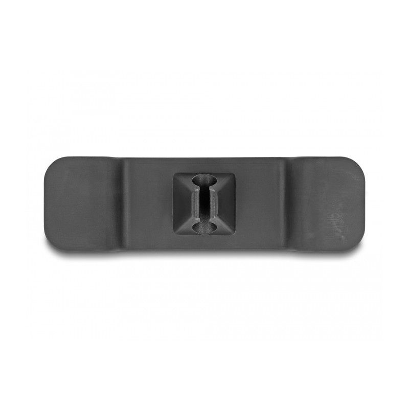 Delock Kabelhalter Clip selbstklebend Set 3 Stück schwarz