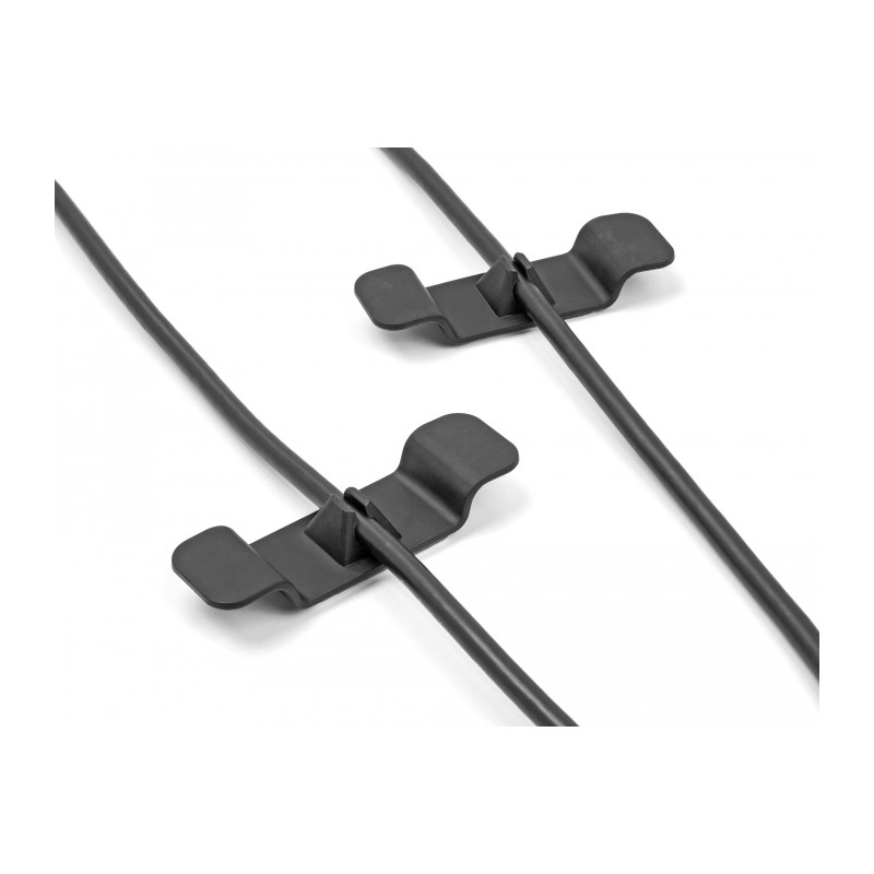 Delock Kabelhalter Clip selbstklebend Set 3 Stück schwarz