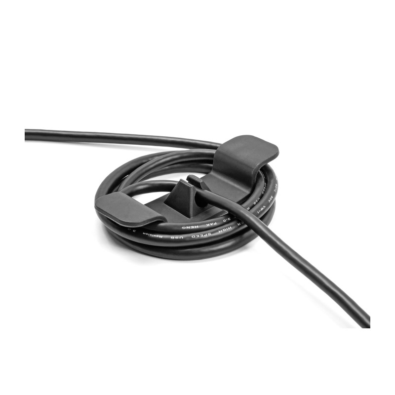 Delock Kabelhalter Clip selbstklebend Set 3 Stück schwarz