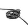 Delock Kabelhalter Clip selbstklebend Set 3 Stück schwarz