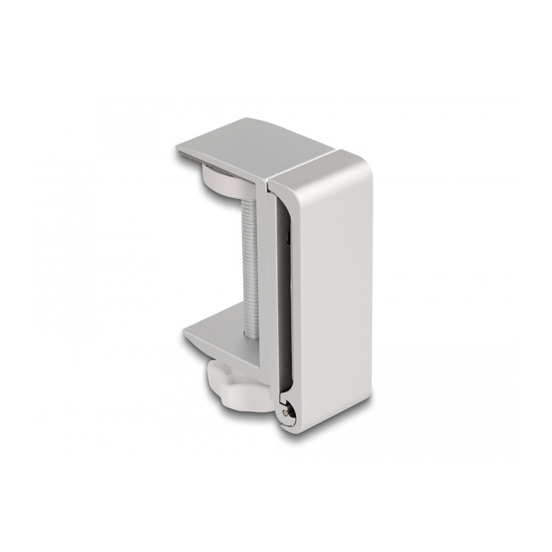 Delock Kopfhörerhalterung verstellbar zur Tischmontage Aluminium silber