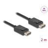 Delock DisplayPort Kabel 16K 30 Hz / 8K 60 Hz 40 Gbps 2 m