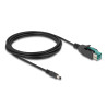 Delock PoweredUSB Kabel Stecker 12 V zu DC 5,5 x 2,5 mm Stecker 3 m