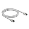 Delock RJ45 Netzwerkkabel Cat.8.1 S/FTP 2 m bis 40 Gbps grau