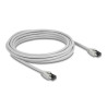 Delock RJ45 Netzwerkkabel Cat.8.1 S/FTP 5 m bis 40 Gbps grau