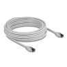 Delock RJ45 Netzwerkkabel Cat.8.1 S/FTP 10 m bis 40 Gbps grau