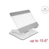 Delock Tablet und Notebook Standhalterung verstellbar Aluminium - 360° drehbar