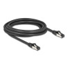 Delock RJ45 Netzwerkkabel Cat.8.1 S/FTP 3 m bis 40 Gbps schwarz
