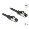 Delock RJ45 Netzwerkkabel Cat.8.1 S/FTP 5 m bis 40 Gbps schwarz