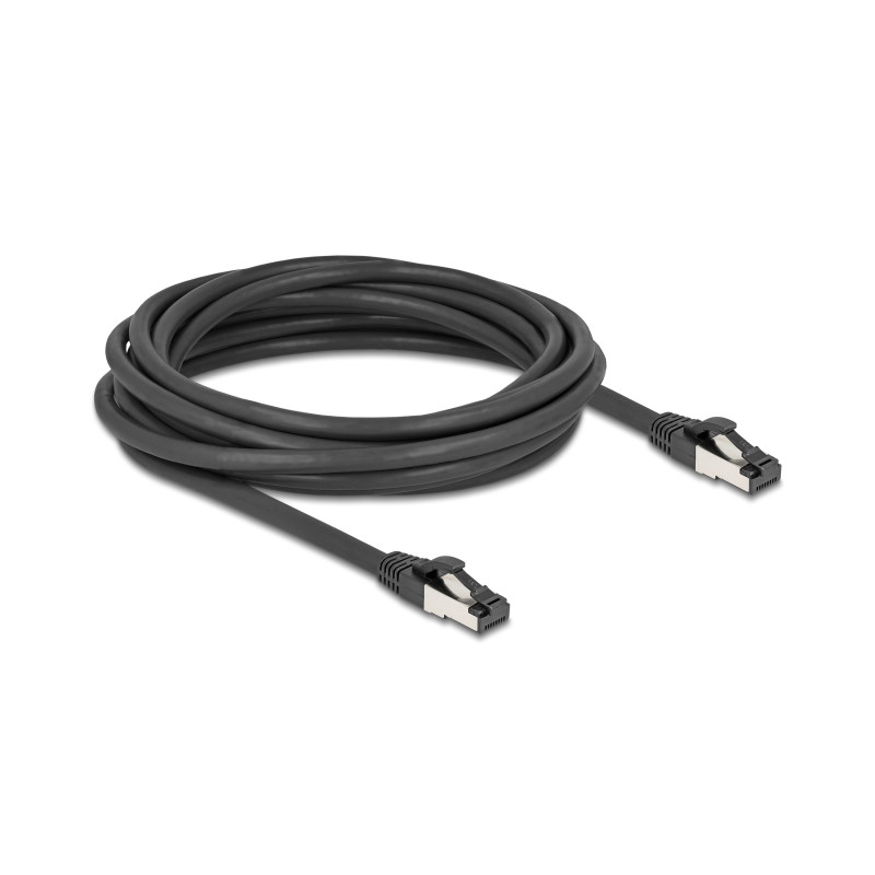 Delock RJ45 Netzwerkkabel Cat.8.1 S/FTP 5 m bis 40 Gbps schwarz