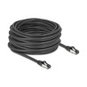 Delock RJ45 Netzwerkkabel Cat.8.1 S/FTP 15 m bis 40 Gbps schwarz
