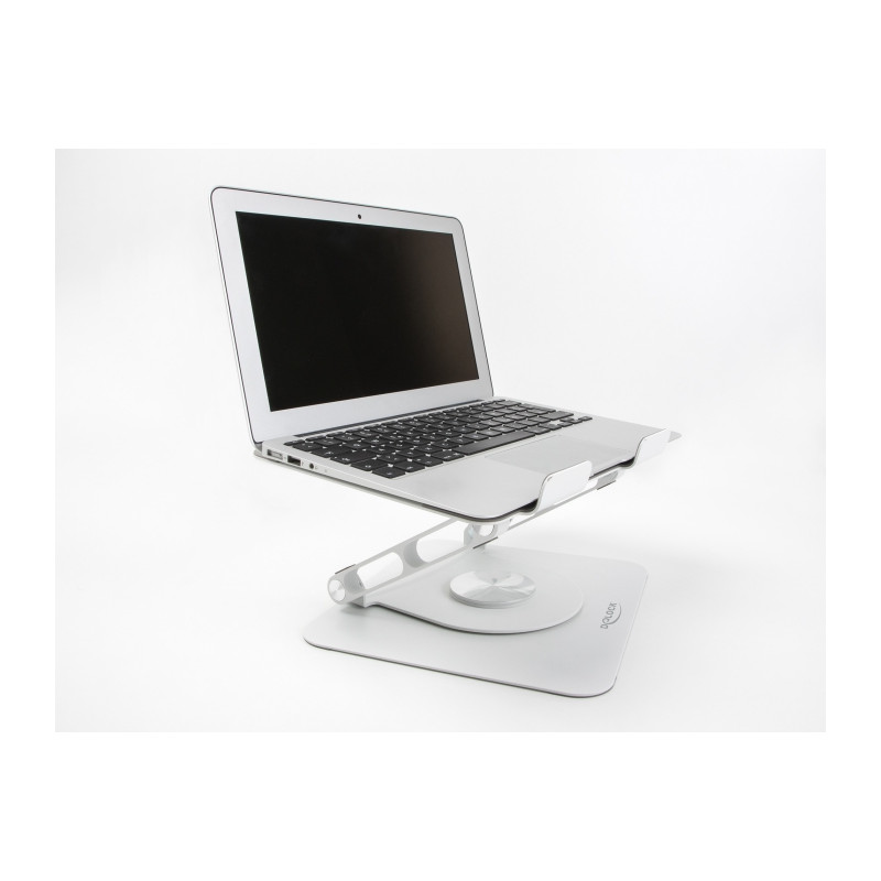 Delock Tablet und Notebook Standhalterung verstellbar Aluminium - 360° drehbar