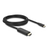 Delock USB Type-C™ zu HDMI Kabel (DP Alt Mode) 8K 60 Hz mit HDR Funktion 2 m schwarz