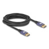 Delock DisplayPort Kabel 8K 60 Hz 5 m flieder Metall