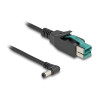Delock PoweredUSB Kabel Stecker 12 V zu DC 5,5 x 2,5 mm Stecker gewinkelt 1 m