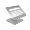 Delock Tablet und Notebook Ständer mit eingebauter Dockingstation 4K - HDMI / Kartenleser / Hub / PD 3.0 90 W - 360° drehbar