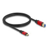 Delock USB 5 Gbps Kabel USB Type-C™ Stecker zu USB Typ-B Stecker 1 m rot Metall