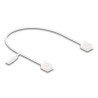 Delock RJ45 Netzwerkkabel Cat.6 UTP Ultra Slim 0,3 m weiß mit kurzen Steckern