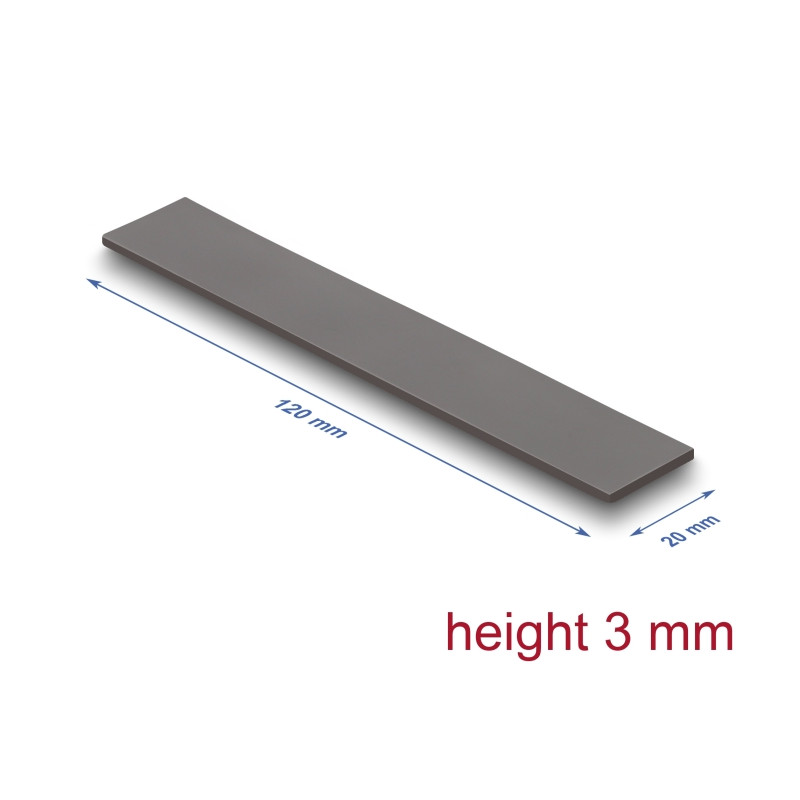 Delock Wärmeleitpad 120 x 20 x 3 mm für M.2 Module 3,2 W/mK - Low Oil Bleeding