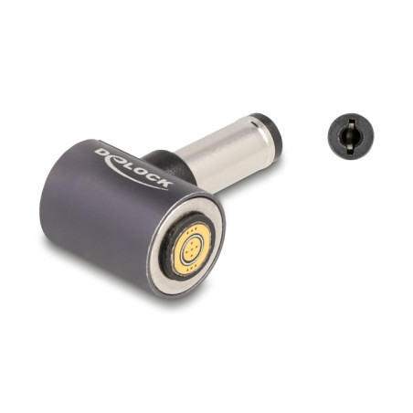 Delock Adapter für Notebook Ladekabel 5,5 x 2,1 mm Stecker zu magnetischem 8 Pin Konnektor