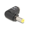 Delock DC Adapter 5,5 x 2,5 mm Stecker zu 5,5 x 2,5 mm Buchse 90° gewinkelt
