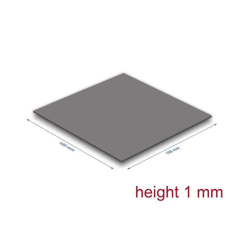 Delock Wärmeleitpad 100 x 100 x 1 mm für M.2 Module 3,2 W/mK - Low Oil Bleeding