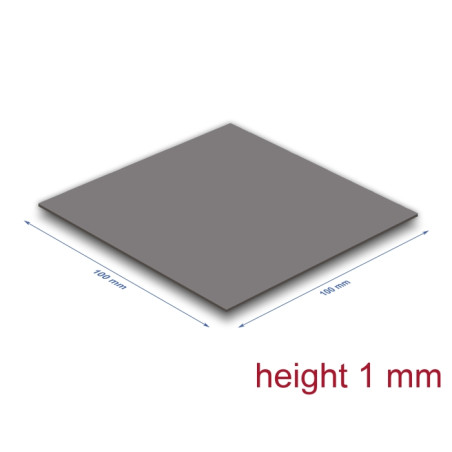 Delock Wärmeleitpad 100 x 100 x 1 mm für M.2 Module 3,2 W/mK - Low Oil Bleeding