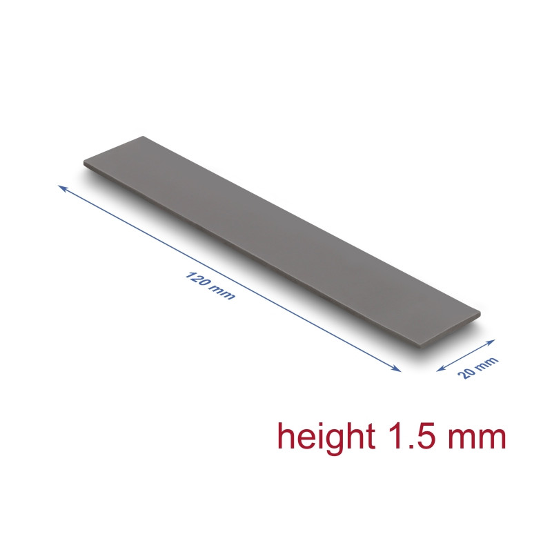 Delock Wärmeleitpad 120 x 20 x 1,5 mm für M.2 Module 3,0 W/mK