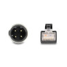 Delock M12 Kabel D-kodiert 4 Pin Stecker zu RJ45 Stecker PVC 1 m