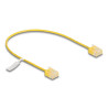 Delock RJ45 Netzwerkkabel Cat.6 UTP Ultra Slim 0,3 m gelb mit kurzen Steckern
