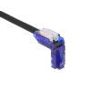 Delock RJ45 Netzwerkkabel Cat.6 UTP mit 180° winkelbaren Steckern schwarz 7,5 m