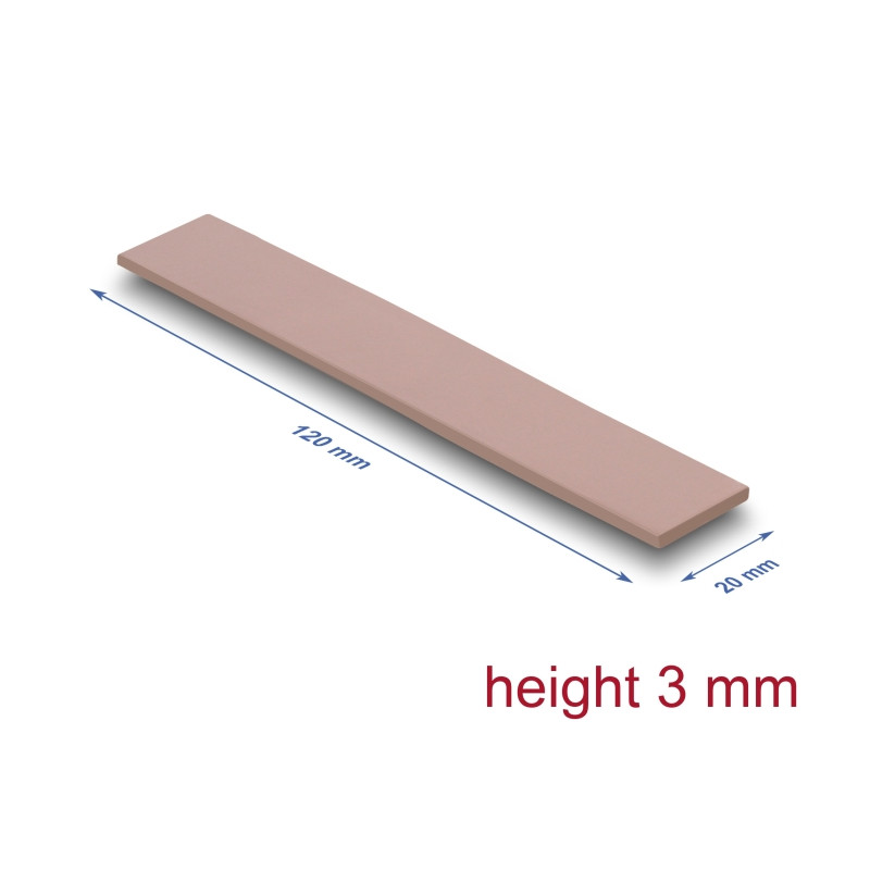 Delock Wärmeleitpad 120 x 20 x 3 mm für M.2 Module 3,0 W/mK - Silikonfrei