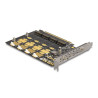 Delock Kunststoff-Clips für M.2 SSD / Modul 4 Stück