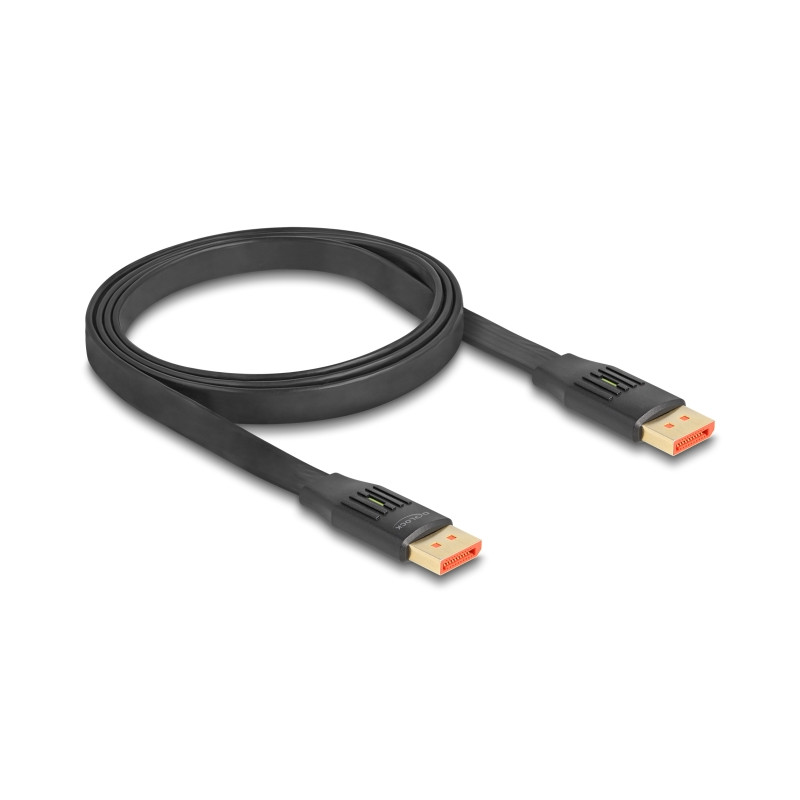 Delock DisplayPort Flachbandkabel 8K 60 Hz 1 m