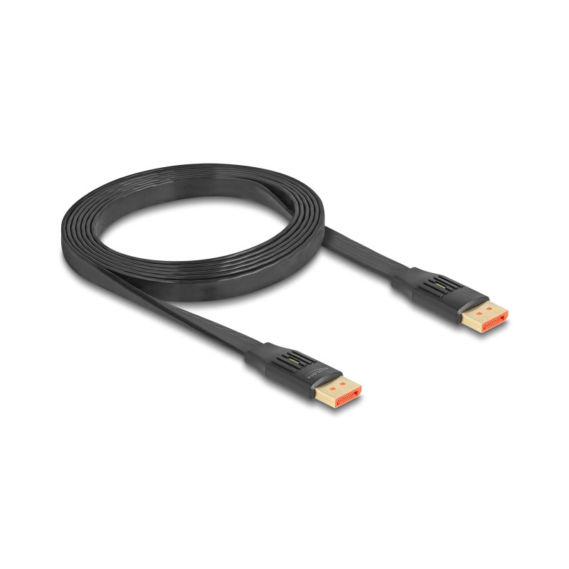 Delock DisplayPort Flachbandkabel 8K 60 Hz 2 m