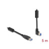 Delock USB 5 Gbps Kabel Typ-A Stecker zu Typ-B Stecker 90° oben gewinkelt 5 m