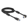 Delock USB 5 Gbps Kabel Typ-A Stecker zu Typ-B Stecker 90° rechts gewinkelt 3 m