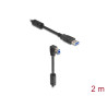 Delock USB 5 Gbps Kabel Typ-A Stecker zu Typ-B Stecker 90° unten gewinkelt 2 m