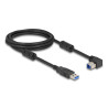 Delock USB 5 Gbps Kabel Typ-A Stecker zu Typ-B Stecker 90° unten gewinkelt 2 m