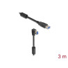 Delock USB 5 Gbps Kabel Typ-A Stecker zu Typ-B Stecker 90° unten gewinkelt 3 m