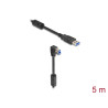Delock USB 5 Gbps Kabel Typ-A Stecker zu Typ-B Stecker 90° unten gewinkelt 5 m