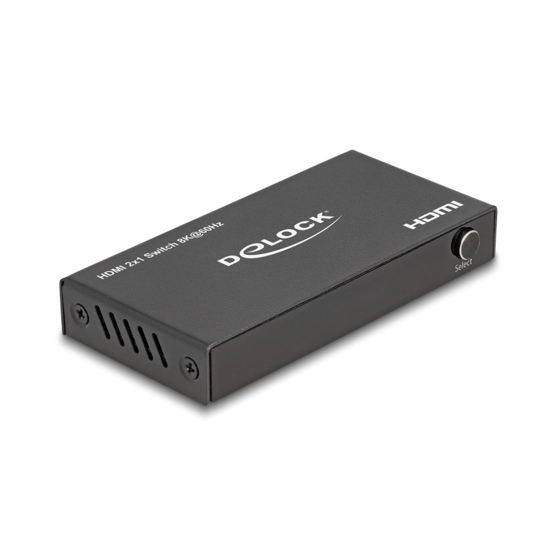 Delock HDMI Switch 2 x HDMI in zu 1 x HDMI out 8K 60 Hz